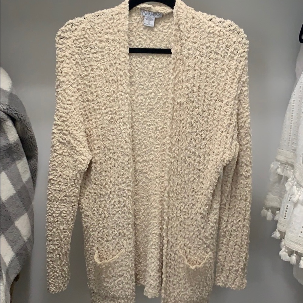Pom Pom Cardigan